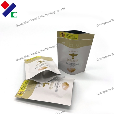 BRC Cosmetic Production Aluminum Foil Packaging Bag Stand Up Pouch